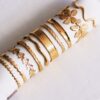 Bangle breed uitlopend – goud – foto 4