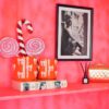 Bloempot strik oranje roze – foto 3