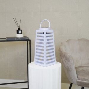 Solar Lantaarn Lila – Metaal 14 x 32,5 cm
