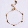 Armband strikjes goud – Bazou