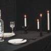 Kaarshouder rendier zwart klein – sfeerfoto