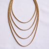 Gedraaide gelaagde ketting – goud, foto 2