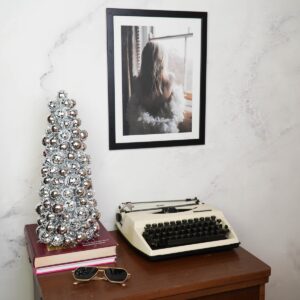 Kerstboom Disco Zilver 42 cm – Tafelboom