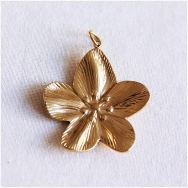 Bloem bedel XL voor kralenketting