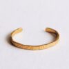 Bangle armband goud met print – goud