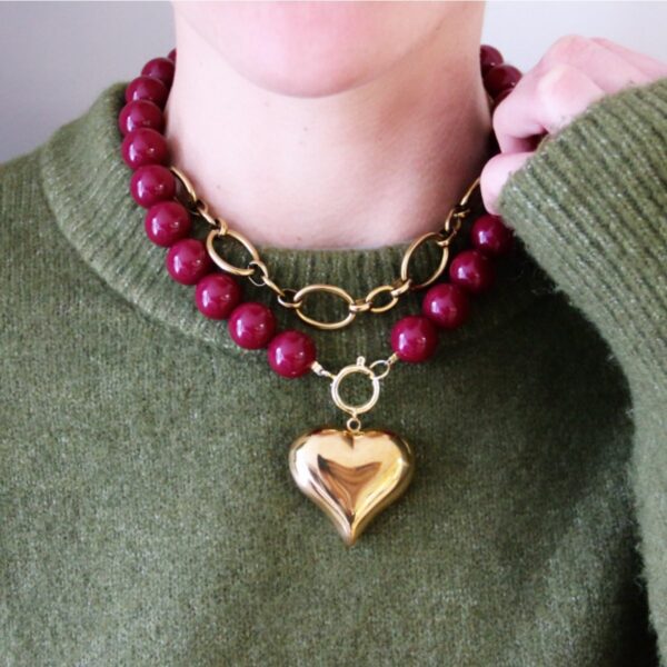 Kralenketting xxl kers – foto 2