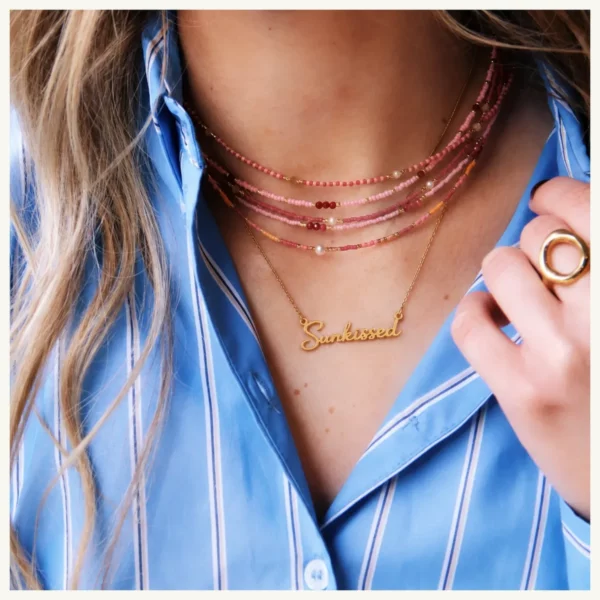 Fijne ketting Love – foto 2