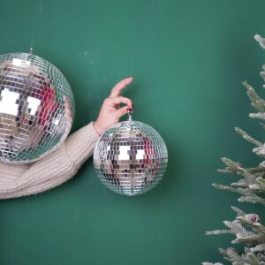 Discobal Kersthanger Zilver – Ø20 cm
