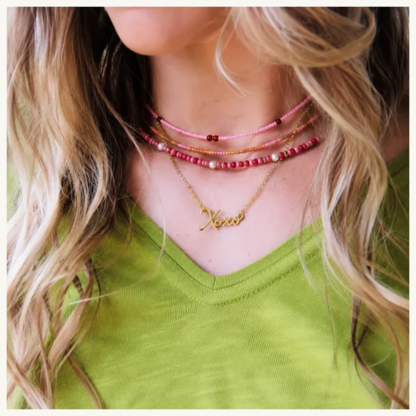 Fijne Xoxo ketting, foto 2