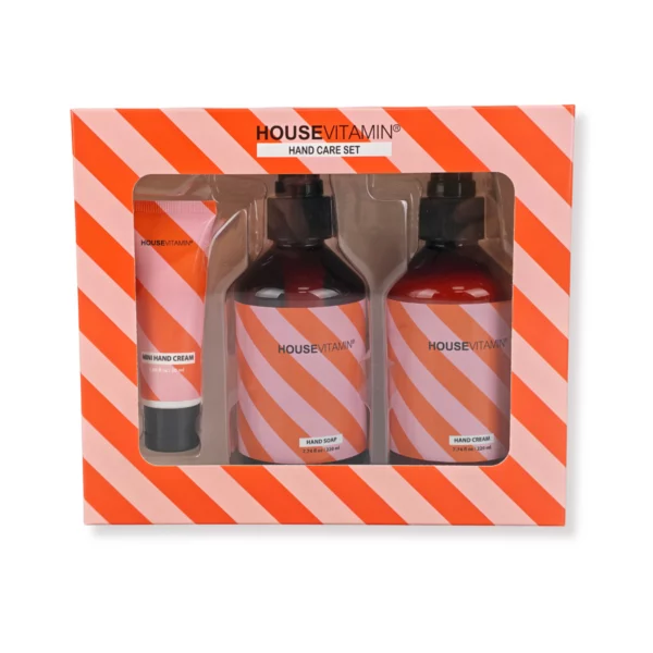 Handverzorging cadeauset groene thee in cadeaudoos met handzeep, handcrème en mini-handcrème