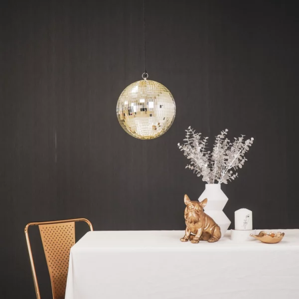 Discobal goud 25 cm – sfeerfoto