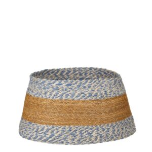 Kerstboomrok Zeegras Blauw – Ø50 cm