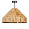 Hanglamp metaal Elisa Raffia Lichtbruin Ø40 cm
