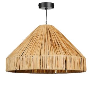 Hanglamp Elisa Raffia Lichtbruin Ø40 cm