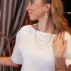 Gedraaide gelaagde ketting – goud, foto 4