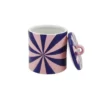Voorraadpot swirl roze-blauw – foto 3