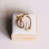 Statement Retro ring in goud
