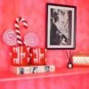Bloempot strik rood roze – foto 3