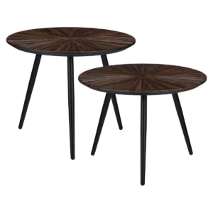 Bijzettafel set Dane Bruin