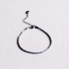 Twisted armband klein in zilver