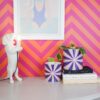 Swirl bloempot blauw-roze – foto 3