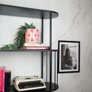 Bloempot Hartjes Roze/Rood 15,5 cm – Dolomiet