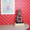 Kerstboom kerstballen meerkleurig – foto 5