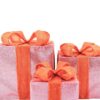 Led kerstcadeau roze oranje – foto 3