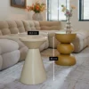 Bijzettafel Jim Beige – Ø30,5 x 45 cm