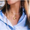 Fijne ketting met smiley – goud – foto 3