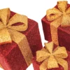 Led kerstcadeau rood goud – foto 3