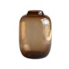 Vaas Artic dark taupe van glas