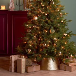 Kerstboomrok Goud IJzer – 58 x 38 cm