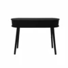 Sidetable zwart met lamellen – foto 2