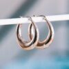 Creool 30 mm breed – zilver – foto 2