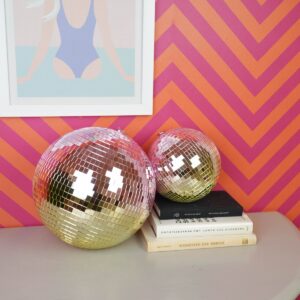 Discobal Roze/Goud 30 cm – Kersthanger