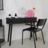 Sidetable zwart met lamellen – foto 4