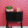 Voorraadpot swirl oranje-lila – foto 4