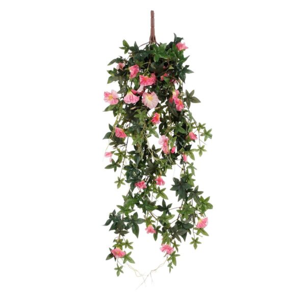 Kunst Hangplant Petunia Roze – 80 cm