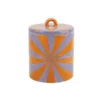 Voorraadpot swirl oranje-lila – foto 2