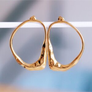 XL open drop-statement oorbel