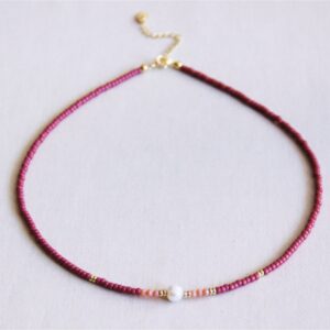 Miyuki ketting Sunkissed – kers