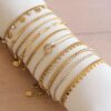 Kralenarmband Small – goud – foto 3