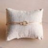 Infinity satijnen armband – zwart – foto 2