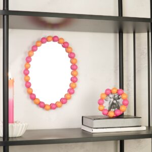 Fotolijst Bubbels Neon Roze en Oranje – 14,5 x 14,5 cm