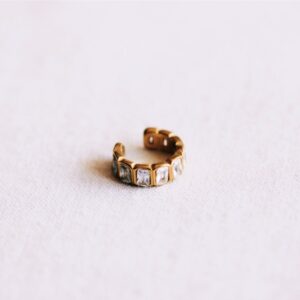 Oormanchet Kristal – Ear Cuff Roestvrij Staal
