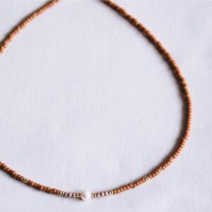 Miyuki ketting – karamel