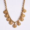 Ketting met muntjes in goud