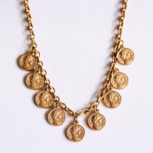 Ketting met muntjes – goud