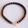 Natuursteen kralenketting XL – donkerbruin – foto 3